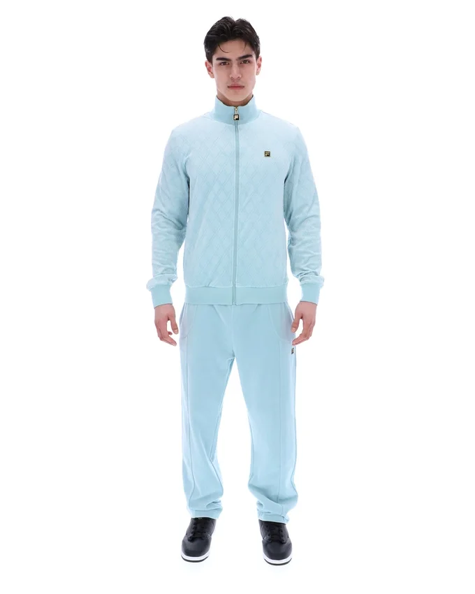 Giacca Hanay con motivo a rombi in rilievo in blu sterling