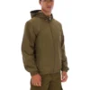 Giacca Ian con zip integrale in verde oliva scuro