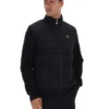 Giacca imbottita con zip integrale Jerry nera
