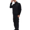 Giacca imbottita con zip integrale Jerry nera