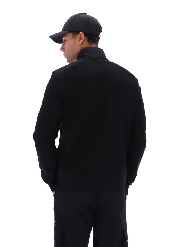 Giacca imbottita con zip integrale Jerry nera