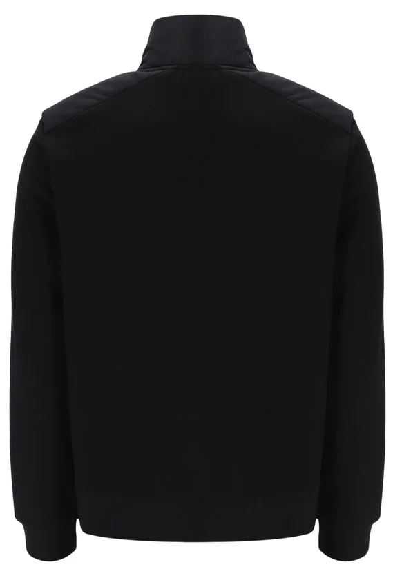 Giacca imbottita con zip integrale Jerry nera