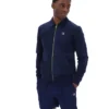 Giacca in pelle scamosciata Fila Francesco blu navy
