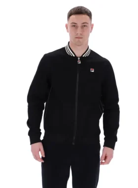 Giacca in twill nero Stefano Archive Influence
