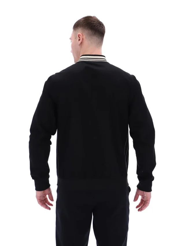 Giacca in twill nero Stefano Archive Influence