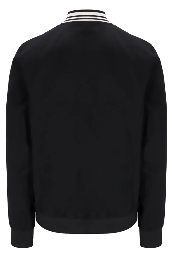 Giacca in twill nero Stefano Archive Influence