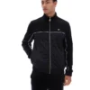 Giacca in velluto nera Higgans con zip integrale