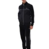 Giacca in velluto nera Higgans con zip integrale
