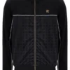 Giacca in velluto nera Higgans con zip integrale