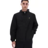 Giacca nera Ian con zip integrale