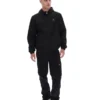 Giacca nera Ian con zip integrale