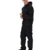 Giacca nera Ian con zip integrale