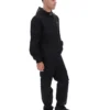 Giacca nera Ian con zip integrale