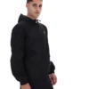 Giacca nera Ian con zip integrale