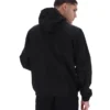Giacca nera Ian con zip integrale