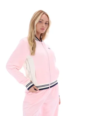 Giacca sportiva da baseball con zip Pinkaboo Jenesis