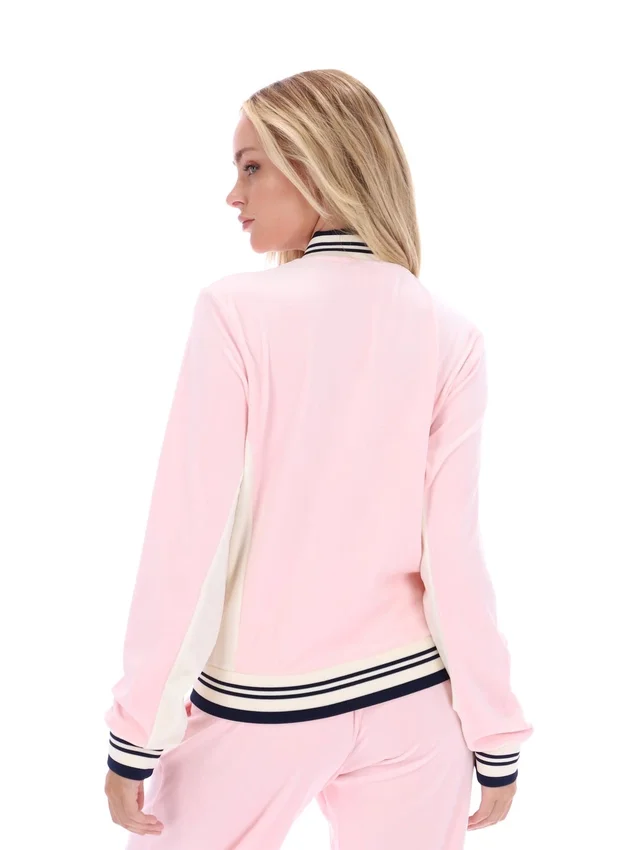Giacca sportiva da baseball con zip Pinkaboo Jenesis