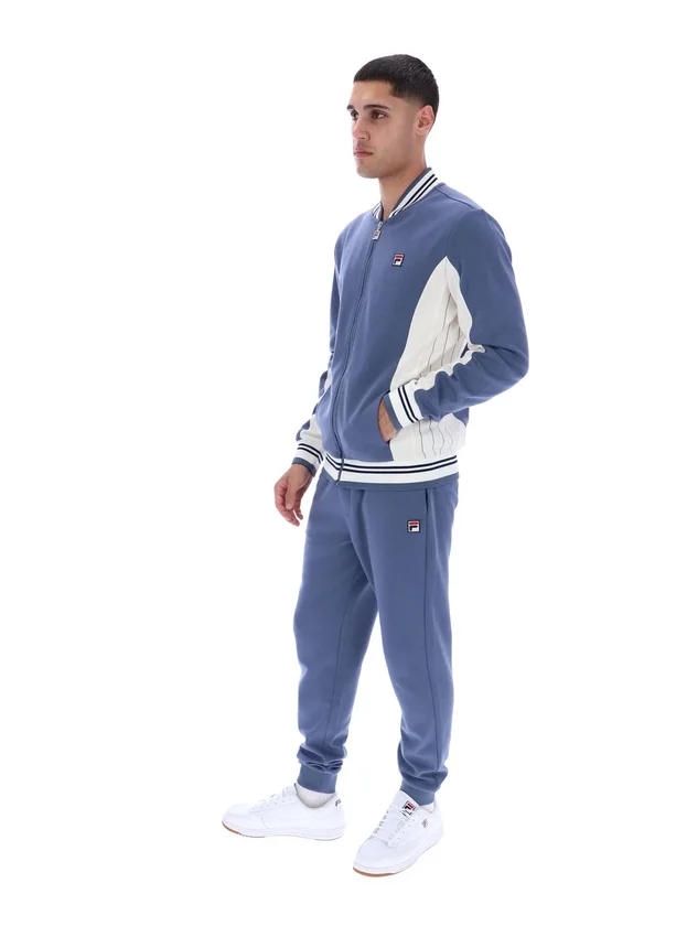 Giacca sportiva da baseball Settanta in stile vintage indaco