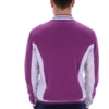 Giacca sportiva da baseball Settanta in viola tramonto