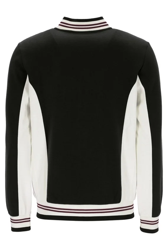 Giacca sportiva da baseball Settanta nera