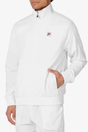 Giacca sportiva da tennis bianca