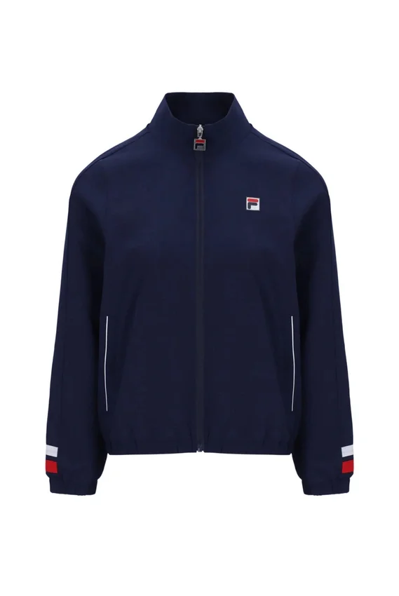 Giacca sportiva da tennis da donna blu navy