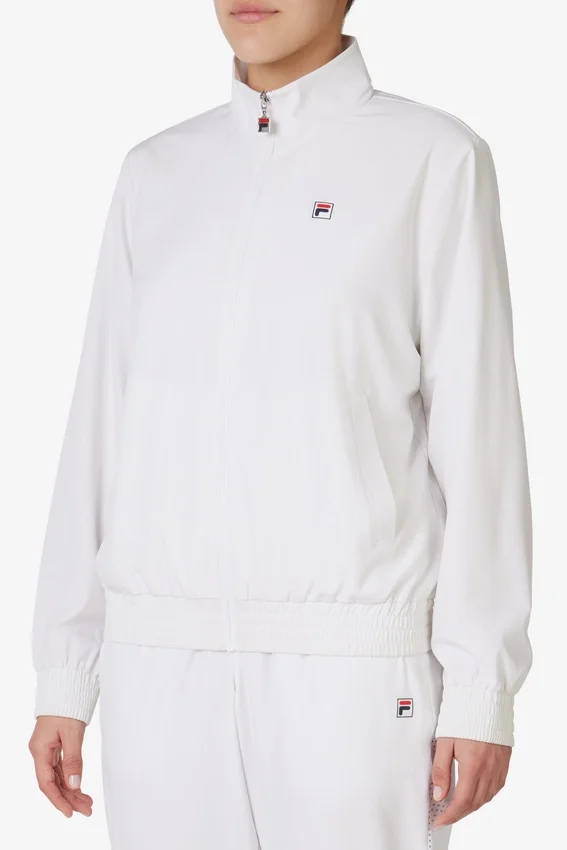Giacca sportiva da tennis Tennis Advantage bianca