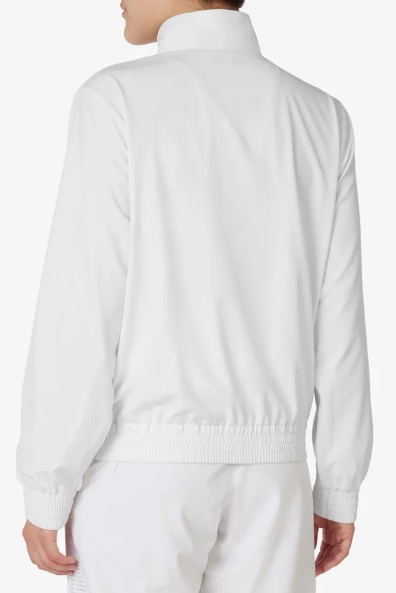 Giacca sportiva da tennis Tennis Advantage bianca