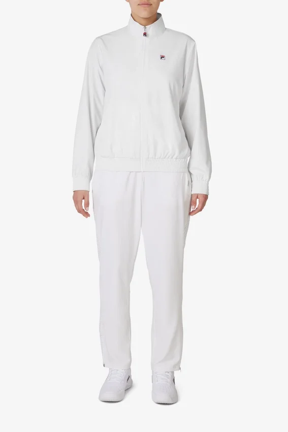 Giacca sportiva da tennis Tennis Advantage bianca