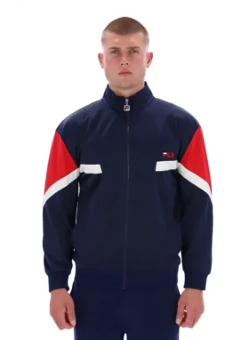 Giacca sportiva Fila blu navy ispirata all’Archivio Albarn