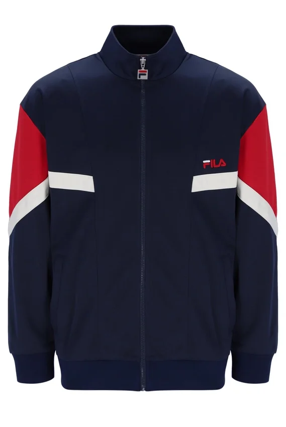 Giacca sportiva Fila blu navy ispirata all’Archivio Albarn