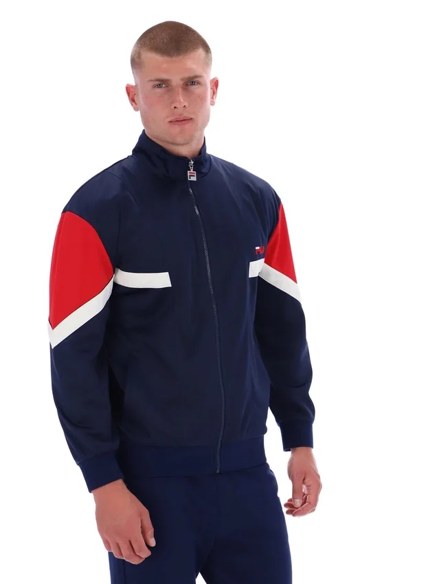 Giacca sportiva Fila blu navy ispirata all’Archivio Albarn