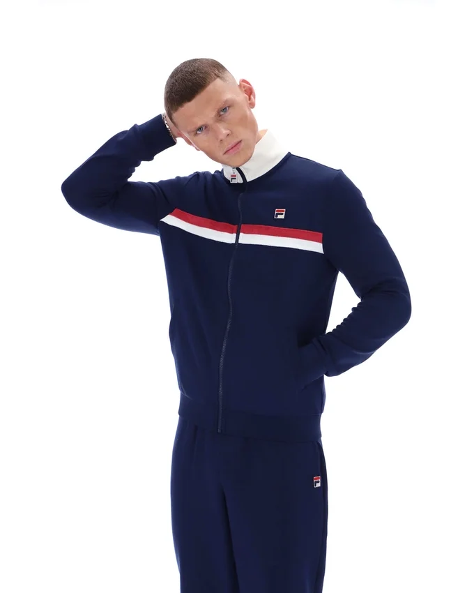 Giacca sportiva Fila Enrico blu navy