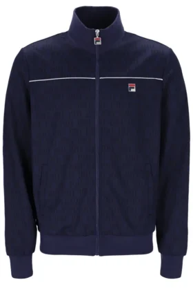 Giacca sportiva Fila Gennaro 1911 Monogram blu navy
