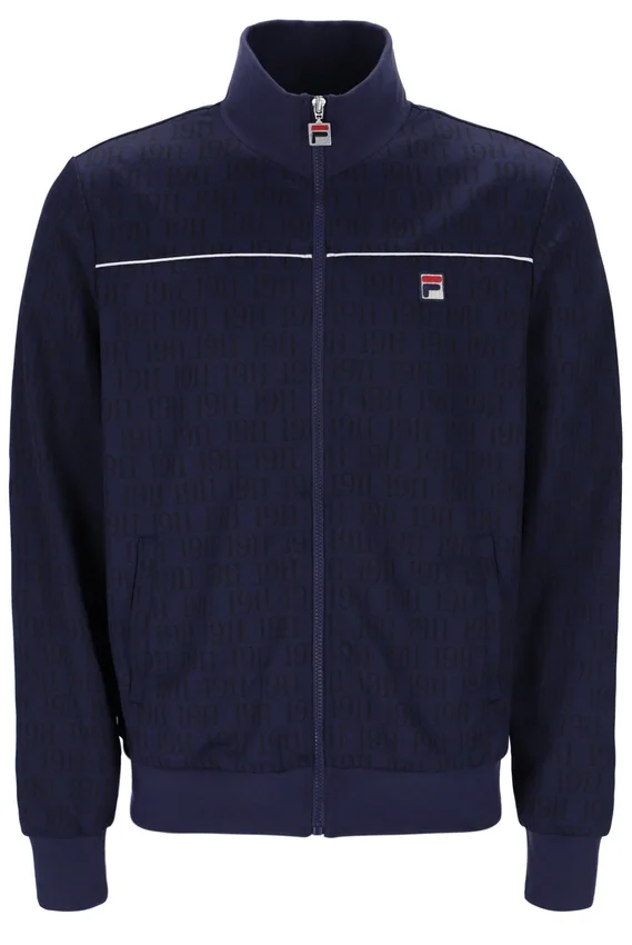 Giacca sportiva Fila Gennaro 1911 Monogram blu navy