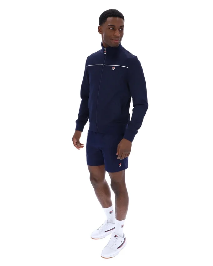 Giacca sportiva Fila Gennaro 1911 Monogram blu navy