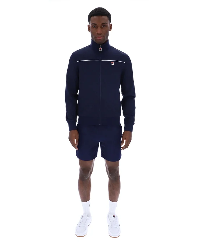 Giacca sportiva Fila Gennaro 1911 Monogram blu navy