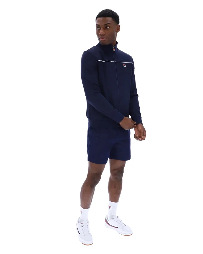 Giacca sportiva Fila Gennaro 1911 Monogram blu navy