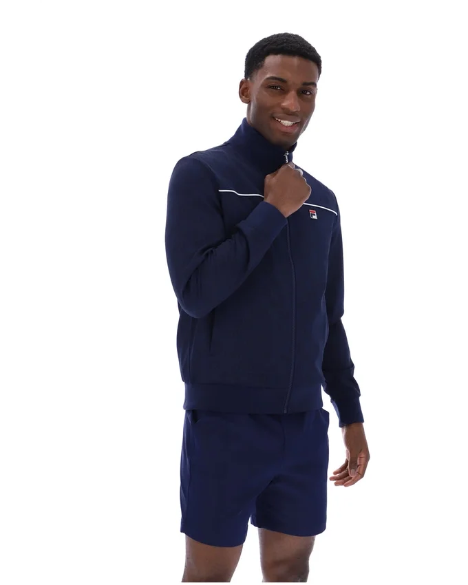 Giacca sportiva Fila Gennaro 1911 Monogram blu navy