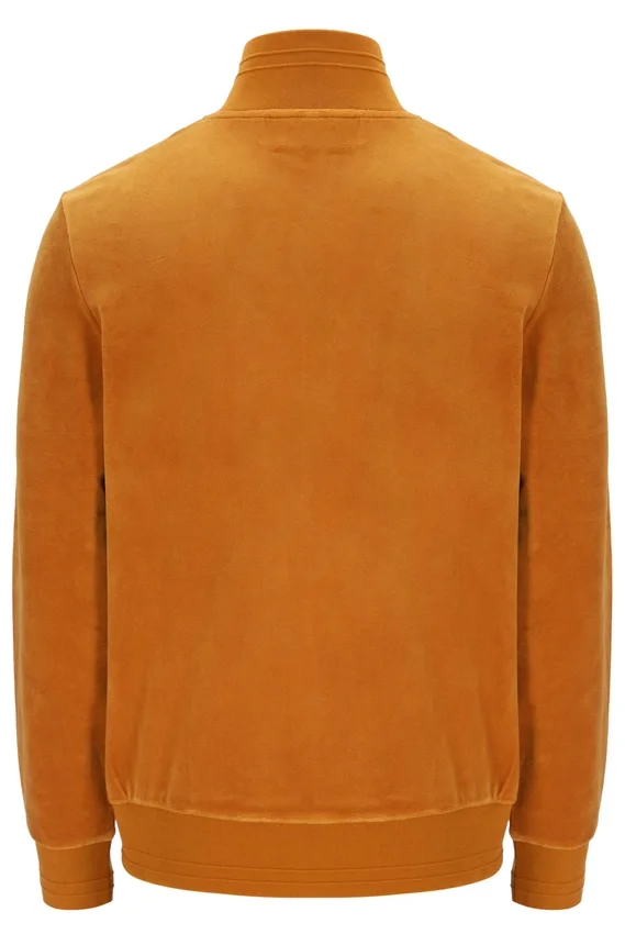 Giacca sportiva in velluto nero Pumpkin Spice
