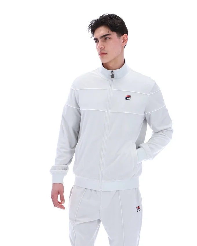 Giacca sportiva in velluto Vittorio blu alba
