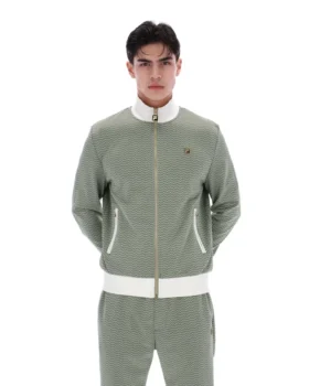 Giacca sportiva Mathers Herringbone color Sea Foam