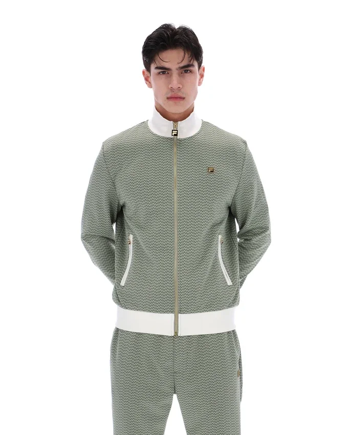 Giacca sportiva Mathers Herringbone color Sea Foam