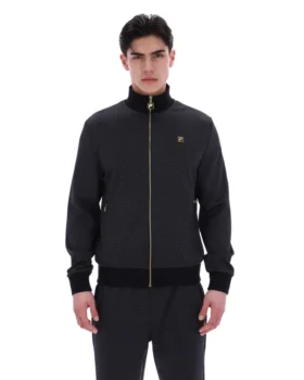 Giacca sportiva Mathers Herringbone nera