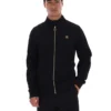 Giacca sportiva nera Davey con zip integrale