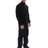 Giacca sportiva nera Davey con zip integrale