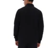 Giacca sportiva nera Davey con zip integrale
