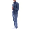 Giacca sportiva Vintage Indigo con stampa a righe Dante