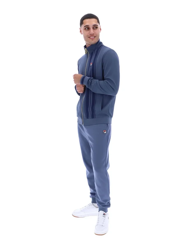 Giacca sportiva Vintage Indigo con stampa a righe Dante