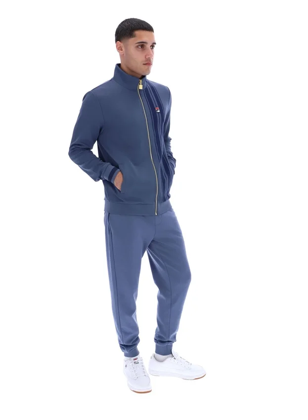 Giacca sportiva Vintage Indigo con stampa a righe Dante